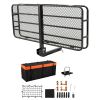60" x 24" x 6", Hitch Cargo Carrier, 500 lbs Capacity Hitch Cargo Carrier with Cargo Net with Hook & Waterproof Cargo Bag