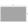 10x10 Black Replacement Mesh Sidewall Netting for Gazebos And Canopy Tents with Zippers Outdoor Privacy