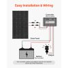 200W Monocrystalline Solar Panel, 23% High-Efficiency Mono PV Module with Stable MC4 Output & Aluminum Frame