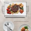 Portable Family Grill Griddle with Handle for Camping/Party