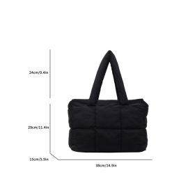 Only Self Pickup---Lady Cotton Tote Bag, Commuting Bag (Option: Black)