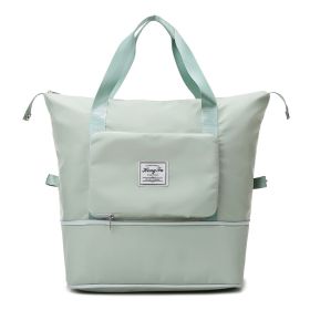 Dry And Wet Separation Sports Portable Shoulder Bag (Option: Green)