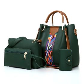 Women's Fashionable And Versatile Single Shoulder Crossbody Handbag (Option: Green)