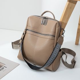 Fashion Personalized Women's New Backpack (Option: Khaki)