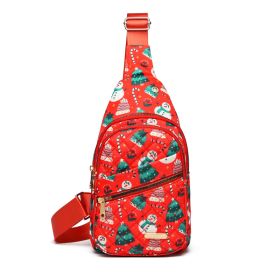 Only Self Pickup---Fashion Lightweight Crossbody Bag (Option: Chestbag shengdanhong)