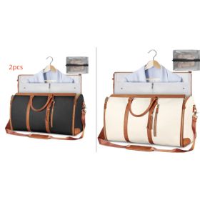 Large Capacity Travel Duffle Bag Women's Handbag Folding Suit Bag Waterproof Clothes Totes (Option: Set24)