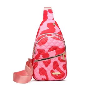 Only Self Pickup---Fashion Lightweight Crossbody Bag (Option: Chestbag fenbaowen)
