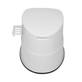 Portable Toilet with Non-slip add Grey (Option: White)