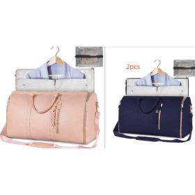 Large Capacity Travel Duffle Bag Women's Handbag Folding Suit Bag Waterproof Clothes Totes (Option: Set18)
