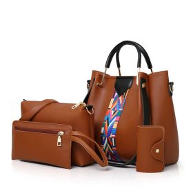 Women's Fashionable And Versatile Single Shoulder Crossbody Handbag (Option: Camel)