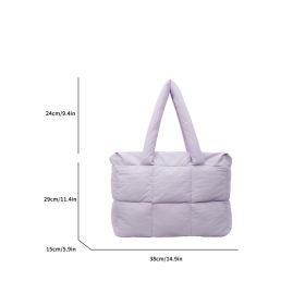 Only Self Pickup---Lady Cotton Tote Bag, Commuting Bag (Option: Purple)