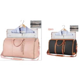 Large Capacity Travel Duffle Bag Women's Handbag Folding Suit Bag Waterproof Clothes Totes (Option: Set15)