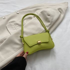 Women's Fashion Bags New Minority Simple Shoulder Bag (Option: Green)
