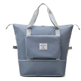 Dry And Wet Separation Sports Portable Shoulder Bag (Option: Blue)