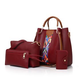Women's Fashionable And Versatile Single Shoulder Crossbody Handbag (Option: Red)