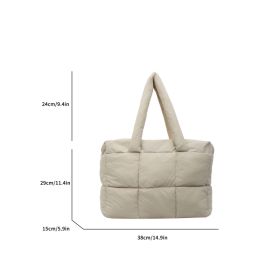 Only Self Pickup---Lady Cotton Tote Bag, Commuting Bag (Option: Khaki)