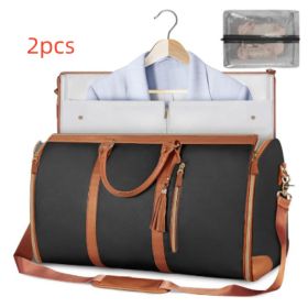 Large Capacity Travel Duffle Bag Women's Handbag Folding Suit Bag Waterproof Clothes Totes (Option: Set5)