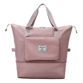 Dry And Wet Separation Sports Portable Shoulder Bag (Option: Pink)