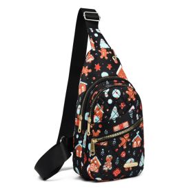 Only Self Pickup---Fashion Lightweight Crossbody Bag (Option: Chestbag shengdanhei)