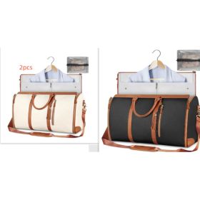 Large Capacity Travel Duffle Bag Women's Handbag Folding Suit Bag Waterproof Clothes Totes (Option: Set27)