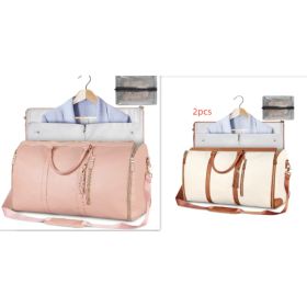 Large Capacity Travel Duffle Bag Women's Handbag Folding Suit Bag Waterproof Clothes Totes (Option: Set21)