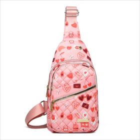 Only Self Pickup---Fashion Lightweight Crossbody Bag (Option: Chestbag qingrenfen)