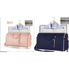 Large Capacity Travel Duffle Bag Women's Handbag Folding Suit Bag Waterproof Clothes Totes (Option: Set13)