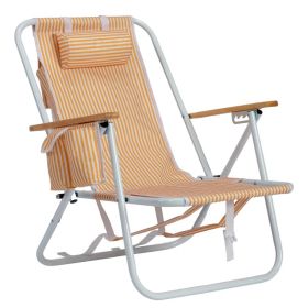 Beach Chair with Space-Saving 24 Inches (Option: Default title)
